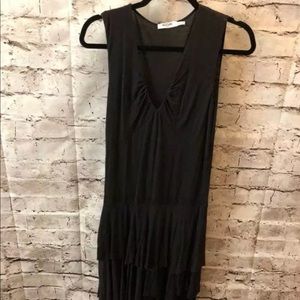 Moschino Jeans Jersey Cotton Tiered Dress Size 10
